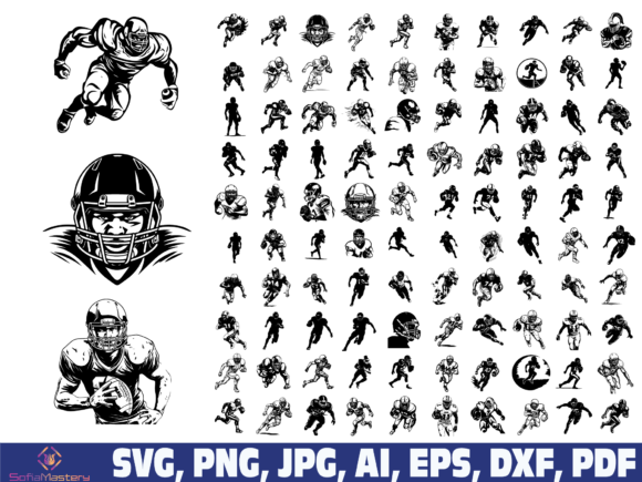 Download Football Player Svg Png - Png Collection
