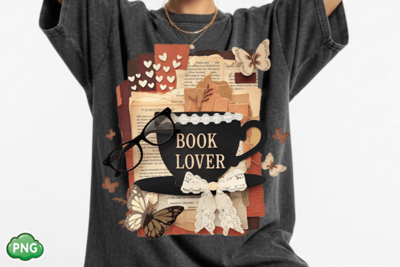Download Retro Book Lover PNG, Coquette Book Nerd - Nerd Collection