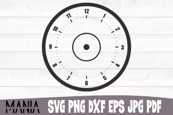 Download Clock Face Template 11 - Premium Resources
