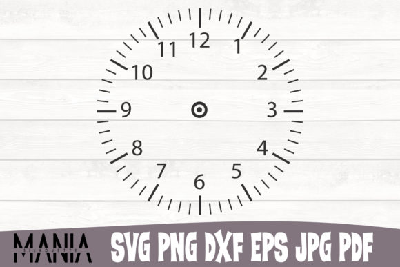 Download Clock Face Template 8 - Premium Resources