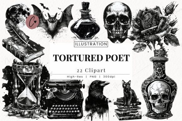 Download Tortured Poet Clipart, Gothic PNG - Gothic png Collection