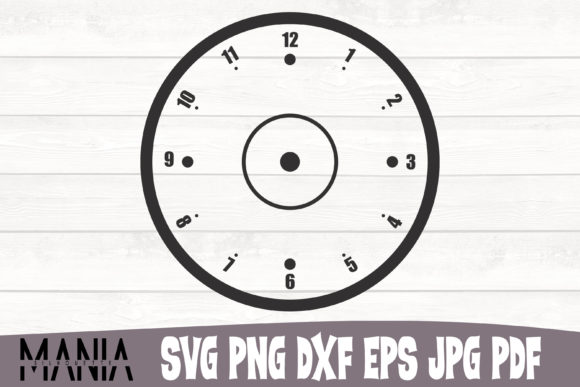 Download Clock Face Template 7 - Premium Resources