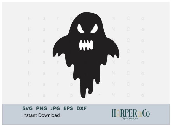 Download Halloween Ghost SVG, Spooky Scary PNG 3 - Png Collection