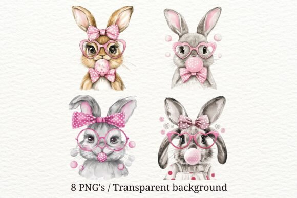 Download 8 Bubblegum Bunny PNG Clipart - Png Collection