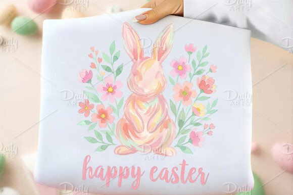 Download Boho Pastel Easter Bunny PNG - Png Collection